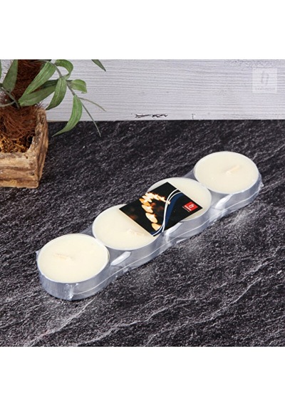 Tohana Maxi Tealight Mum 4'lü Renkli