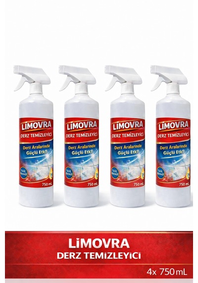 Derz Temizleyici 750ml 4'lü 4'lü Set