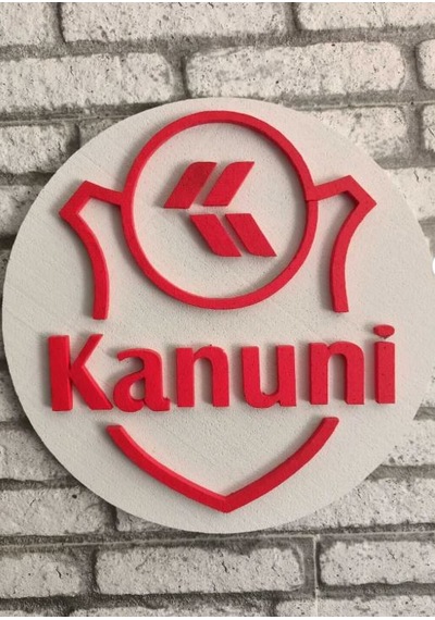 Kanuni Logo 50x50 Kanuni Motor Logosu 3d Kanuni Logo Strafor Logo 50 x 50