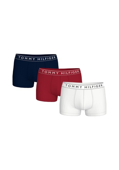 Tommy Hilfiger 3p Trunk Dtm Erkek Kırmızı Boxer - Um0um03520