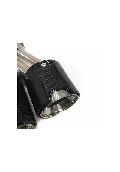 Akrapoviç Akrapoviç Egzoz Ucu Parlak Karbon Bmw M Logolu 90mm 4 Lü Sağ Sol