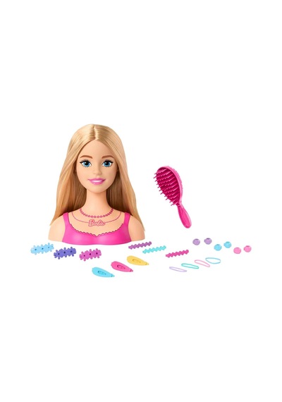 Hmd88 Barbie Saç Tasarımı Büstü - Sarı Saçlı