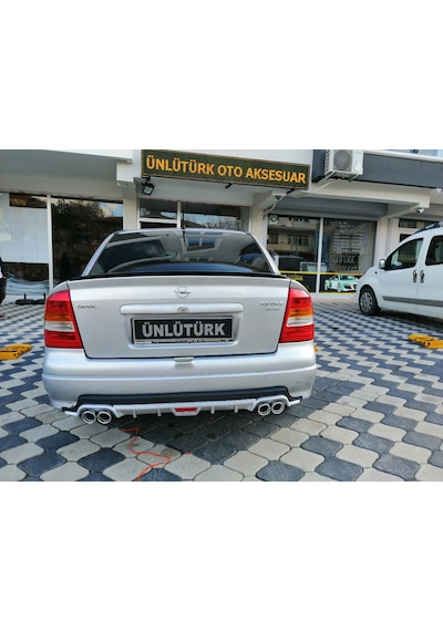 OtoÇizgi Opel Astra G Bagaj Üstü Spoiler Piano Black Parlak Siyah OtoÇizgi