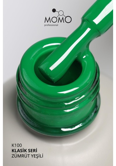 Momo Professional Kalıcı Oje K100 Zümrüt Yeşili 14 Ml