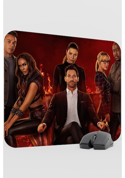 Lucifer V2 48x40 Xl Gaming Kauçuk Kaymaz Taban Mouse Pad Fare Altlığı