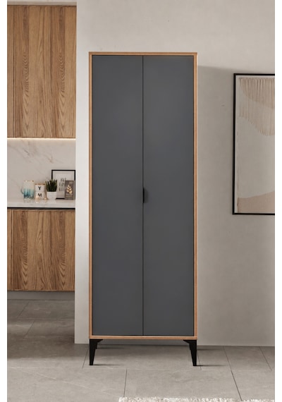 Arden 2 Kapaklı Çok Amaçlı Mutfak/kiler Dolabı 65x190x37 Cm Gri Arden 2 Kapaklı Çok Amaçlı Mutfak/kiler Dolabı 65x190x37 Cm Gri