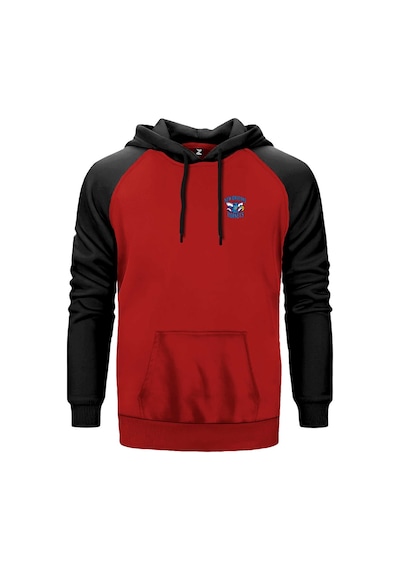 New Orelans Blue Kırmızı Renk Reglan Kol Sweatshirt Kırmızı