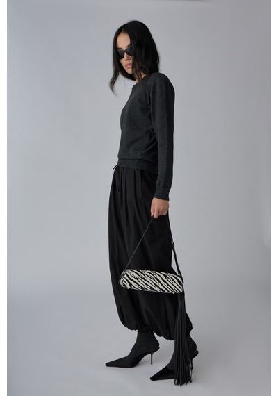 Suud Collection Füme Mona V Yaka Kazak