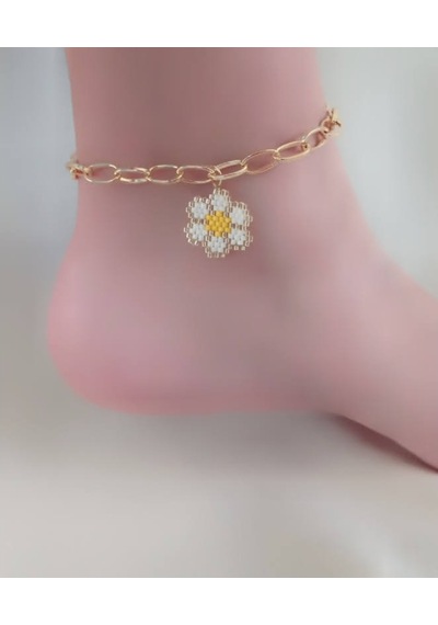 Harmeljewelry Çiçek Halhal Çok Renkli