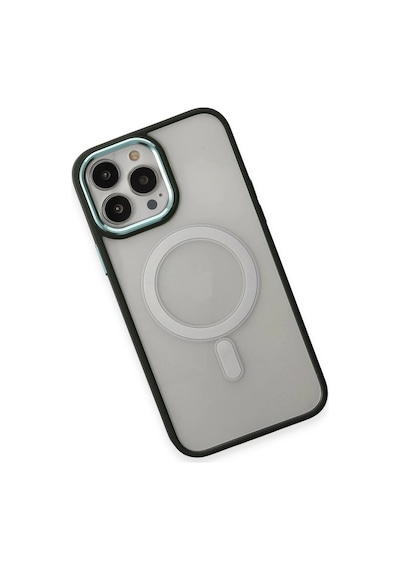Newface - 128 - iPhone Uyumlu 15 Pro Max Kılıf Room Magneticsafe Silikon - - Csmo-tex - Köknar Yeşili