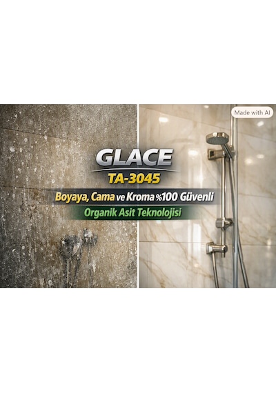 Ta-3045 Su Lekesi Ve Kireç Premium Oto & Ev Beton Suyu Ve Kireç Sökücü 1000 Ml 1 Litre Kireç Ve Su Lekesi Temizleyici - Parlak Yüzey Ve Camlar İçin Güçlü Formül