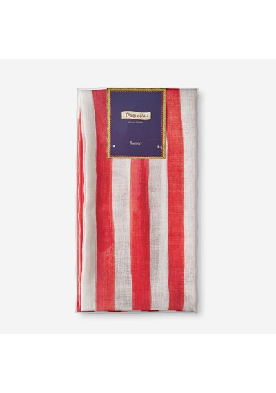 Kırmızı Polyester Runner 50x150 Cm