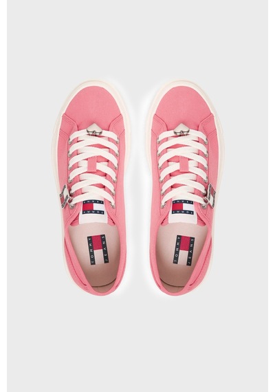 Tommy Jeans Kanvas Platformlu Süslemeli Sneaker Ayakkabı Bayan Ayakkabı En0en02959 Tı5 Pembe Tommy Jeans Kanvas Platformlu Süslemeli Sneaker Ayakkabı Bayan Ayakkabı En0en02959 Tı5 Pembe