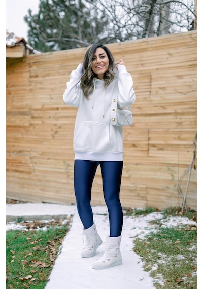 Angbutik Freshness 040 Yüksek Bel Toparlayıcı Deniz Tayt Lacivert