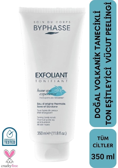 Byphasse Doğal Volkanik Tanecikli Canlandırıcı Vücut Peeling 350 ML