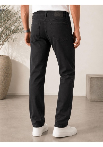Classics Men Captiva Regular Fit Likralı Erkek Desen Jean Pantolon 7733 Siyah