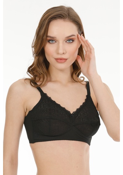 Parlingerie Minimizer Toparlayıcı Sütyen Dantel 144231 Siyah