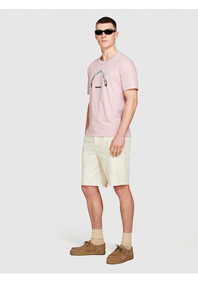 %100 Pamuk Önü Baskılı Bisiklet Yaka T-shirt Erkek Mix T-shirt - 324p3ı1xs103j Çok Renkli