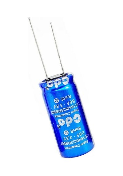80f 3.8v 3a Süpercap 10x20mm Dıp Süper Kapasitör Enerji Depolama Güneş Rüzgar Akü Batarya Güç Kayna
