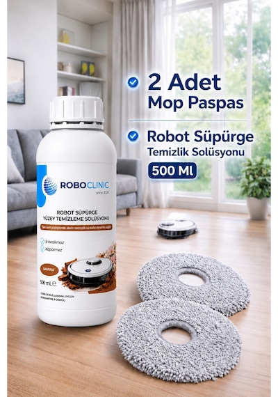 Dreame L10s Ultra Gen 2 Uyumlu Yedek Mop Ve Robot Süpürge Deterjanı 500 Ml Solüsyon -savana