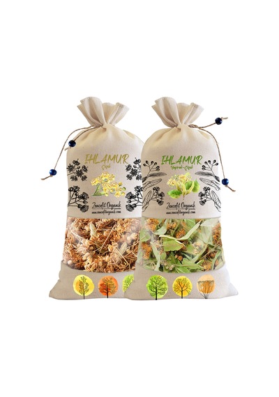 Bez Torba Çiçek Ihlamur 140 Gr. + Yaprak Çiçek Ihlamur 80 Gr. Özel Seçme Ürün Linden 220 Gr.