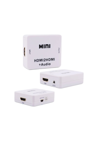 Hdmı Ses Ayırıcı Hdmı To Hdmı+Audıo 3.5 Mm Jak Girişi Hdmi Extrac