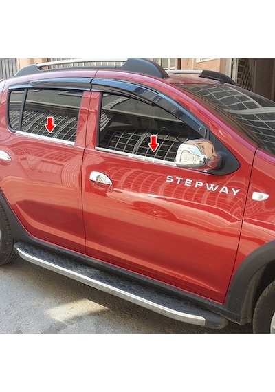 Dacıa Sandero Stepway Krom Cam Çıtası 4 Kapı 2013-2020