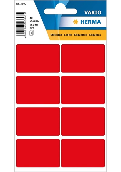 Herma Varıo Etıket 26X40Mm Kır