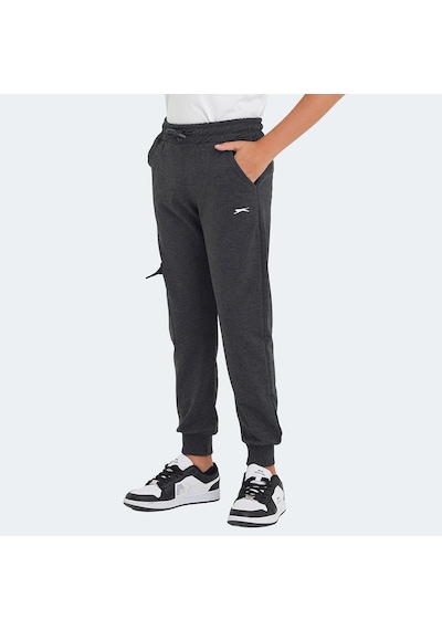 Slazenger LIVE IN Unisex Çocuk Eşofman Altı Koyu Gri