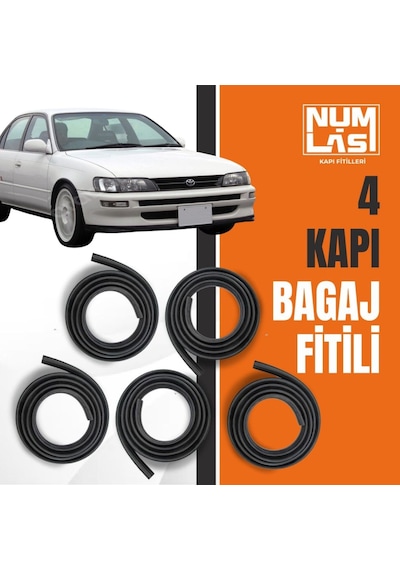 Toyota Corolla 1991-1998 4 Kapı + Bagaj Fitili-a Kalite-numlas-nm5849
