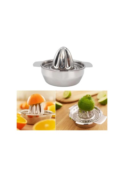 Paslanmaz Çelik Limon Ve Nar Sıkacağı Gümüş