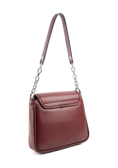Silver Polo Sp1147 Kadın Omuz Çantası Düz Bordo-bordo