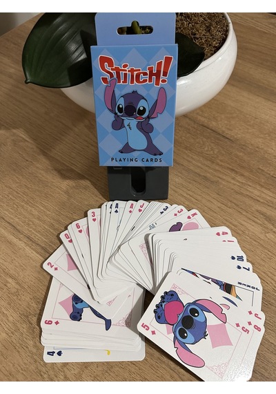 Stitch Figürlü İskambil Ve Poker Kartı