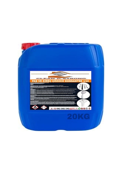 Strong&Clean Kireç Pas Çözücü Ultra Konsantre 1/10 20 KG