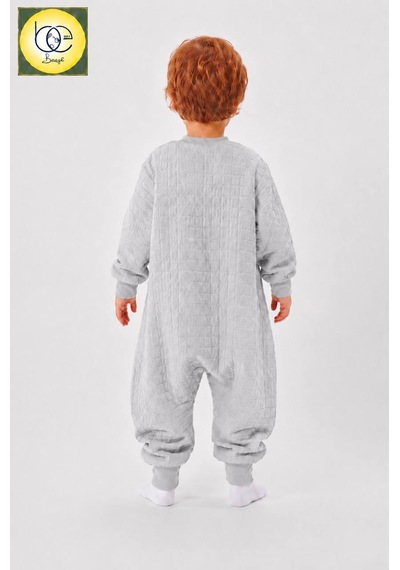 Babyhola Begı Kapitone 1.5 Tog Unisex Bebek Uyku Tulumu 2704 Gri