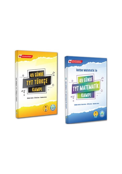 Rehber Matematik 49 Günde Tyt Matematik + Türkçe Kampı Set