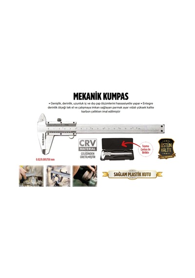 Meşem Mekanik Kumpas 150 Mm