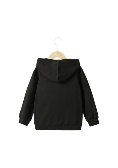 Uyguntarz Beautiful Soul Baskılı Oversize Çocuk Sweatshirt Siyah