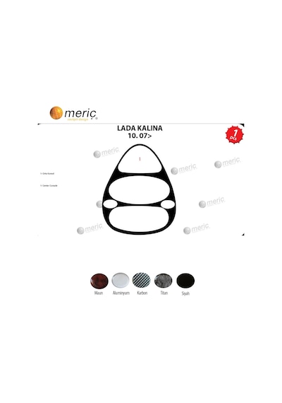 Meriç® Lada Kalina Ön Torpido Kaplama 1 Parça 2007-› (530156663)