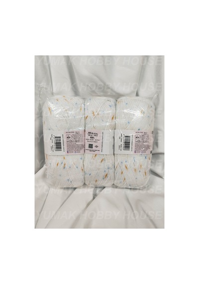Kıtty Baby Benekli El Örgü İpi 3 Adet 100gr. - Renk: 390