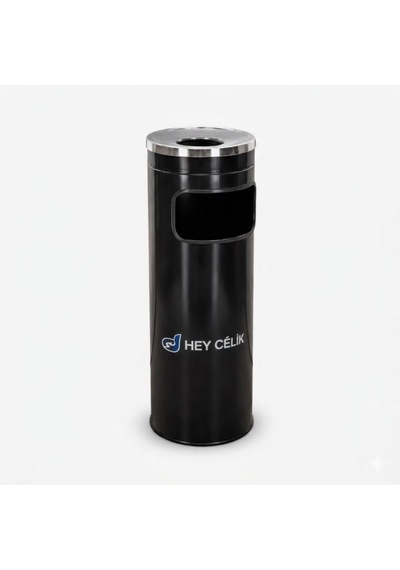X Max Dış Mekan Küllük K-207 Metal Çöp Hazneli İzmaritlik Hey Çelik