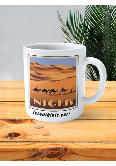 Niger Baskılı Kupa Bardak Kişiye Özel Desen Çok Renkli