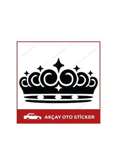 Taç Kral Sticker Taç Sticker Araba Sticker Arma Sticker