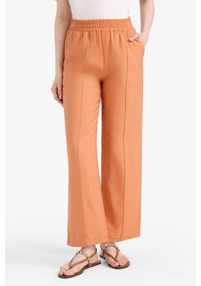 DeFacto Regular Fit Esnek Belli Cepli Düz Paça Pantolon F0984AX25SMOG327
