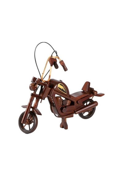 Dekoratif Ahşap Harley Davidson Motosiklet 33 cm