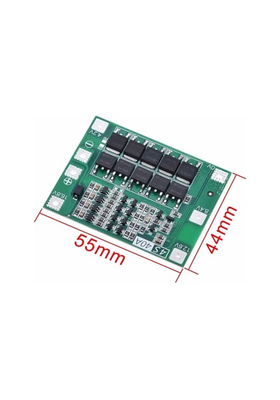 4S 40A Lityum Batarya Bms Koruma Kartı Standart Versiyon Pil Li-ion 18650 16.8V