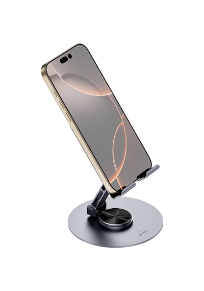 Wiwu Zm-014 Taşınabilir Katlanabilir 360 Derece Dönebilen Metal Telefon Ve Tablet Standı Gri