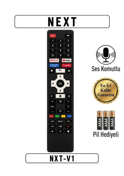 Next Kumanda Sesli Pil