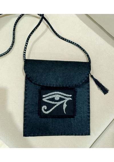 Horus Gözü Kanaviçe İşlemeli Kitap Çantası Çanta