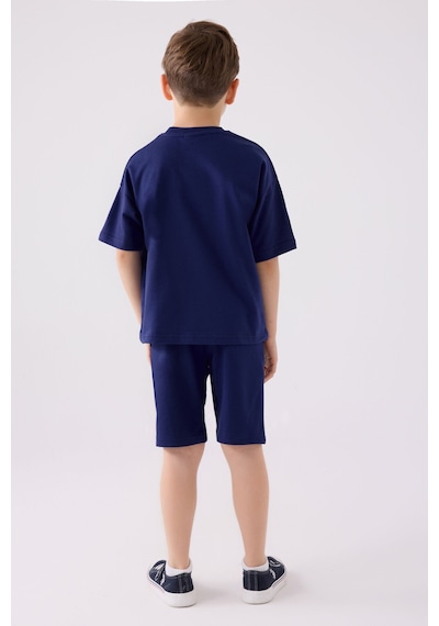 U.S. Polo Assn. Erkek Çocuk Lacivert Bermuda Takım Us1780-c-v10 Lacivert